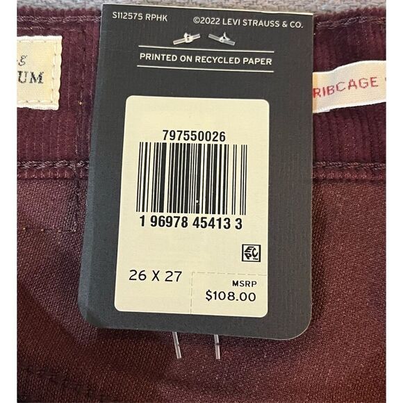 Levi's Women's Premium Ribcage Straight Ankle Jeans - Picture 4 of 5